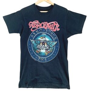 Vintage 1989 Aerosmith Pump Tour Aero Force One T-shirt Single Stitch MED